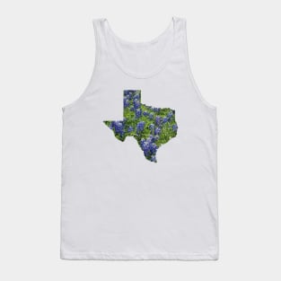 Pretty Bluebonnets Blooming in Texas Hillcountry Fields Tank Top